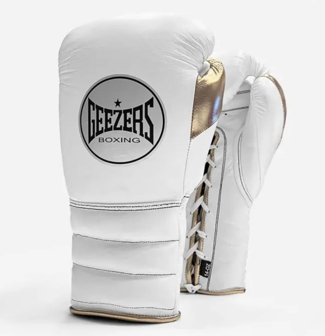 Geezers Halo Training/Sparring Boxing Gloves - Lace