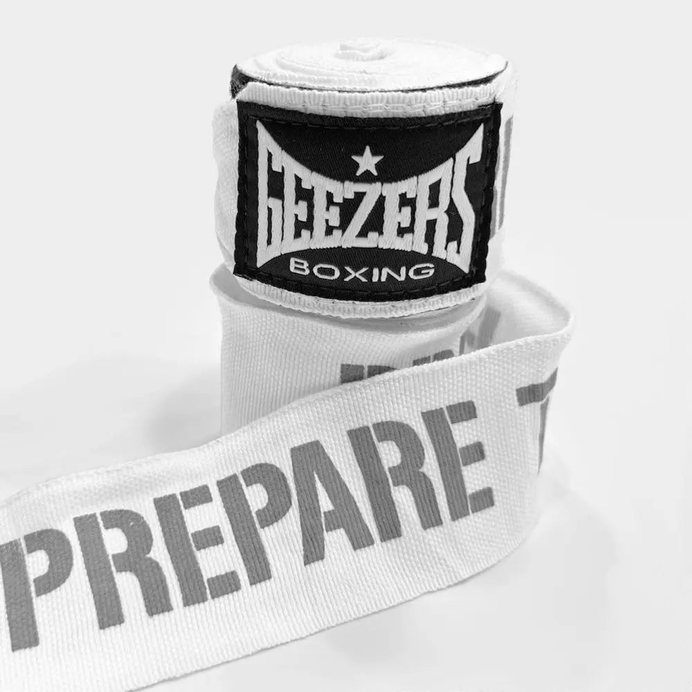 Geezers Prepare To Fight Hand Wraps