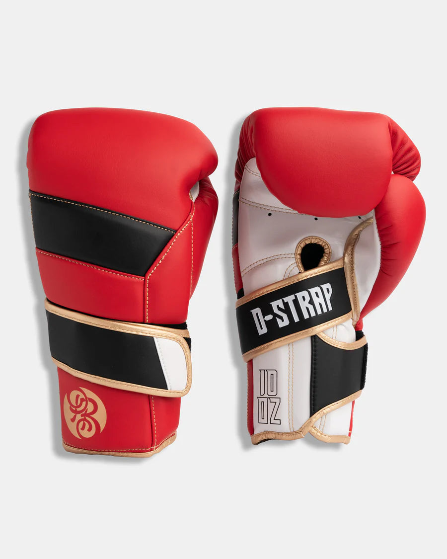Powrbox D-Strap Double Velcro Gloves - Reign 12oz