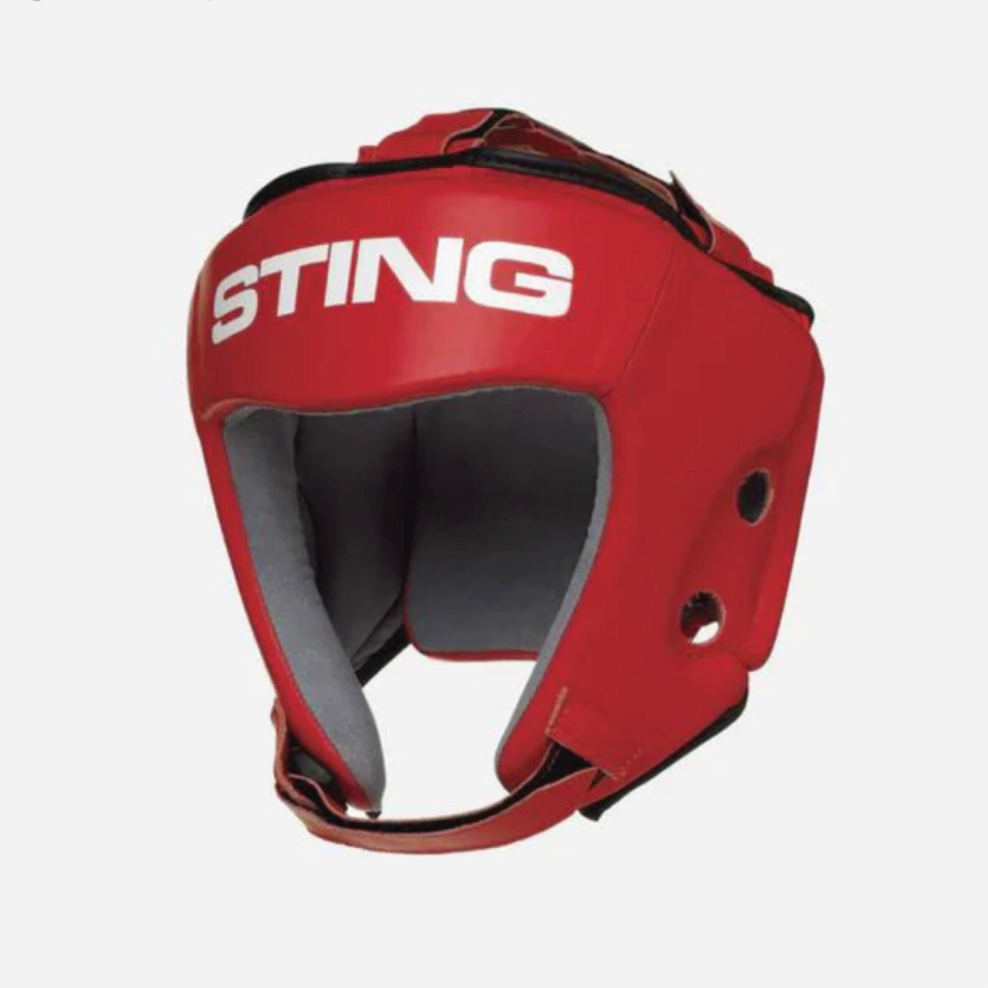 Red Sting IBA Competition Approved Open Face Head Guard
