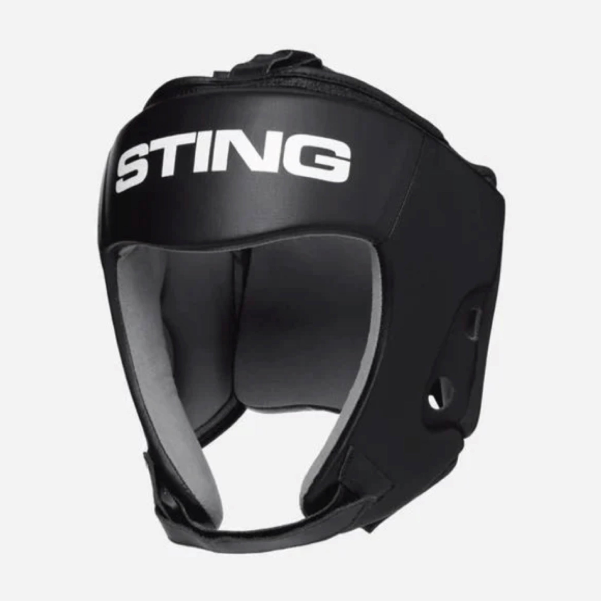 Black Sting Orion Gel Open Face Head Guard