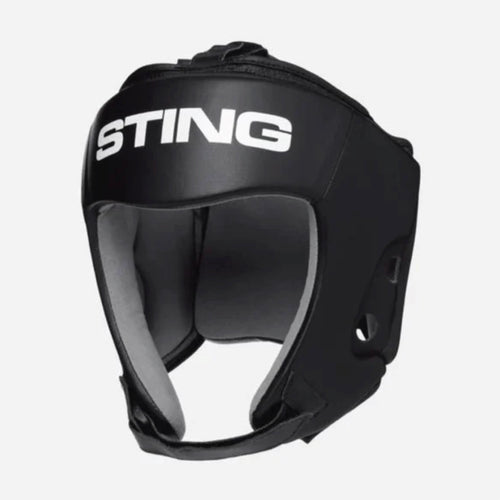Black Sting Orion Gel Open Face Head Guard