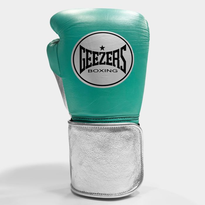 Geezers Halo Training/Sparring Boxing Gloves - Velcro Mint Green 12oz