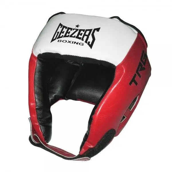 Geezers TRG Junior Training Open Face PU Headguard XS